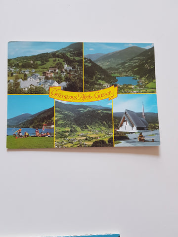 AK Grüsse aus Afritz-Gassen.