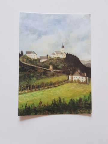 AK St. Georg - Sternberg. Gasthaus Mesnerei. (Gemälde von Wilhelm Katholnig)