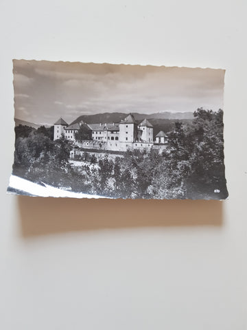 AK Schloß Wernberg bei Villach.