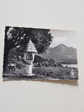 AK Motiv am Faakersee mit Mittagskogel.