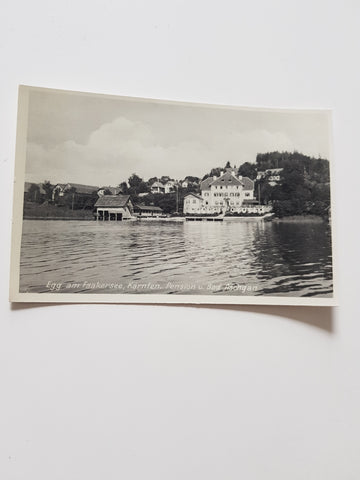 AK Egg am Faakersee. Pension u. Bad Aschgan. (1934-35)