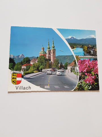 AK Villach - Kreuzkirche.