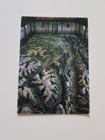 AK Villach. Relief von Kärnten. Blick auf die 182 m² große Landschaftsplastik gegen Osten.