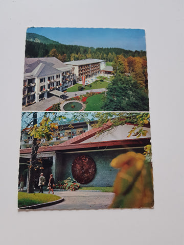 AK Warmbad-Villach. Kurhotels Warmbaderhof, Kursalon.