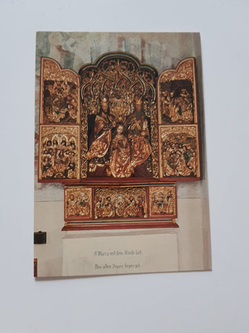 AK Wallfahrtskirche Maria Gail. Spätgotischer Flügelaltar.