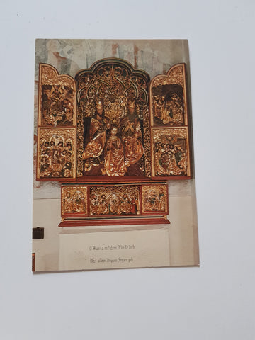 AK Wallfahrtskirche Maria Gail. Spätgotischer Flügelaltar.