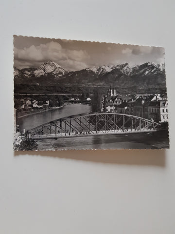 AK Villach. Draubrücke.