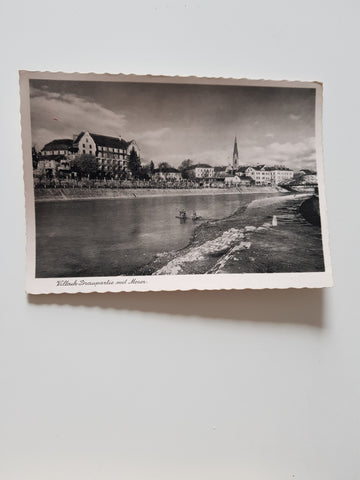 AK Villach. Draupartie mit Moser. (1941)