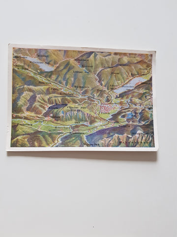 AK Panorama. Villach und Umgebung. Gailtal...