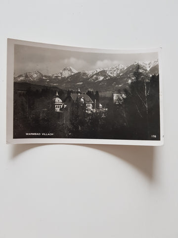 AK Warmbad Villach. (1933)