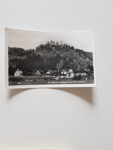 AK St. Andrä am Ossiachersee mit Ruine Landskron.