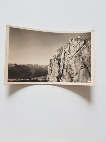 AK Villacher Alpe. Südabsturz mit Blick ins Gailtal. (1938)