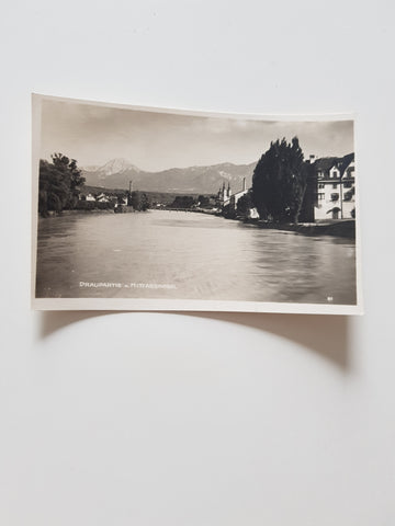 AK Villach. Draupartie. (1925)