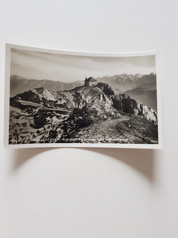 AK Villacher Alpe. Blick gegen die Julischen Alpen und Karawanken. (1935)