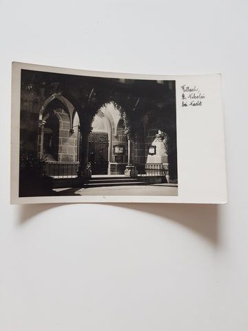 AK Villach. St. Nikolai bei Nacht. (1933)