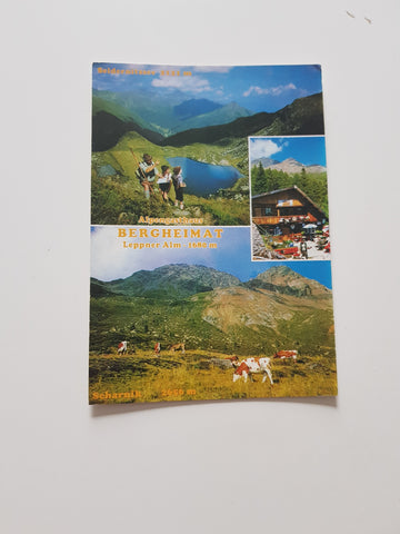 AK Irschen. Alpengasthaus Bergheimat. Bruni und Sepp Schader. Leppner Alm.
