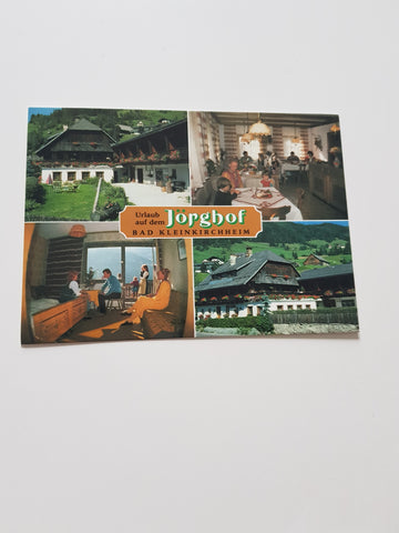 AK Bad Kleinkirchheim. Pension Jörghof Familie Franz Lercher. Zirkitzen 17.
