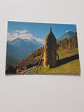AK Großglockner-Hochalpenstraße . Südrampe. Bauernhof mit Getreideharpfe.