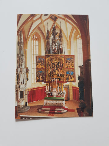 AK Wallfahrtskirche Heiligenblut. Gotischer Hochaltar.