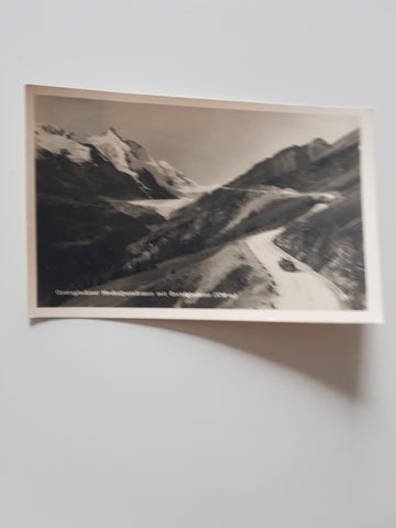 AK Grossglockner Hochalpenstrasse mit Grossglockner. (1939)