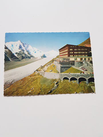 AK Hotel Franz-Josephs-Haus mit Großglockner.