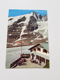 AK Hofmanns Hütte mit Pasterzengletscher und Großglockner.