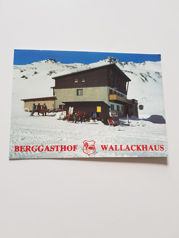 AK Berggasthof Wallackhaus an der Großglockner Hochalpenstraße. Familie Wallner.