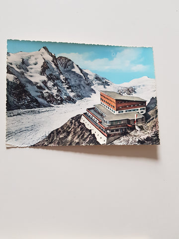 AK Grossglockner-Hochalpenstrasse. Kaiser Franz Josefshaus.