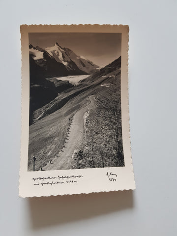 AK Großglockner Hochalpenstraße mit Großglockner.