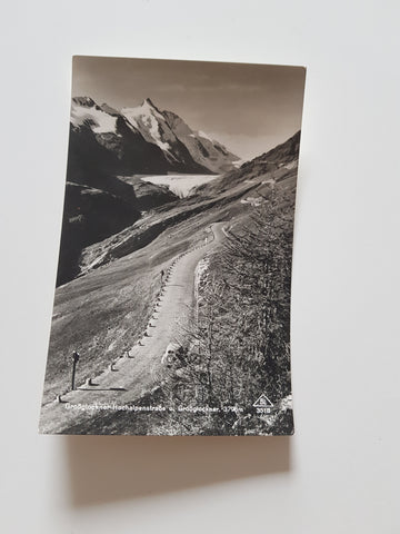 AK Großglockner-Hochalpenstraße u. Großglockner.