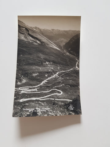 AK Großglockner Hochalpenstraße. Blick in das Mölltal.