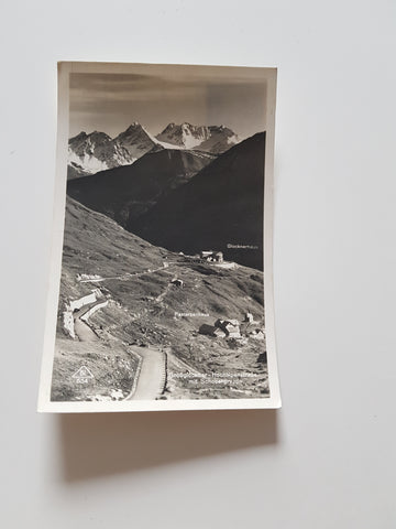 AK Großglockner - Hochalpenstraße mit Schobergruppe.