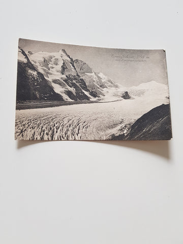 AK Grossglockner mit Pasterzengletscher. (1922)