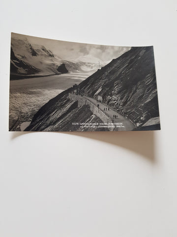 AK Grossglockner-Hochalpenstrasse mit Pasterze u. Johannisberg.