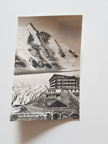AK Kaiser Franz Josefhaus mit Großglockner.