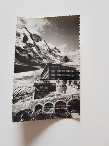 AK Kaiser Franz Josefhaus mit Großglockner.