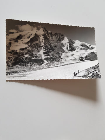 AK Grossglockner mit Pasterzengletscher und Gamsgrubenweg.