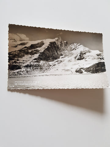 AK Grossglockner mit Pasterzengletscher.