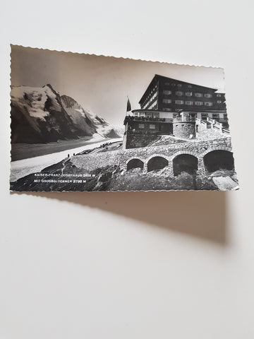AK Kaiser Franz Josefshaus mit Grossglockner.