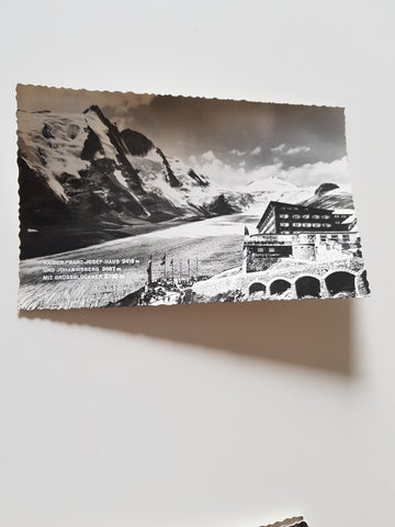 AK Kaiser Franz Josefs Haus und Johannisberg mit Grossglockner.