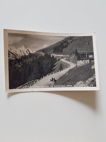 AK Grossglockner Hochalpenstrasse Südrampe mit Grossglockner.