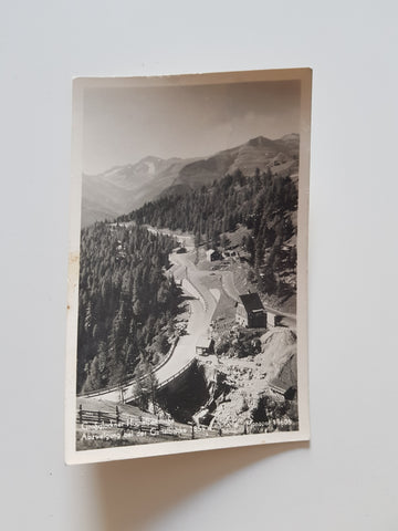 AK Großglockner Hochalpenstraße Abzweigung bei der Guttalbrücke.