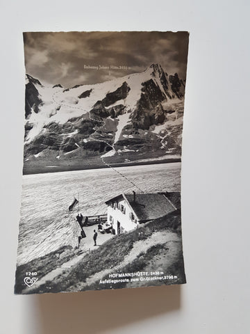 AK Hofmannshütte. Aufstiegsroute zum Großglockner.