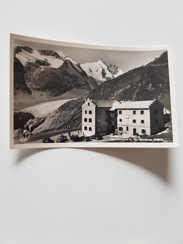 AK Glocknerhaus mit Pasterze u. Gr. Glockner.