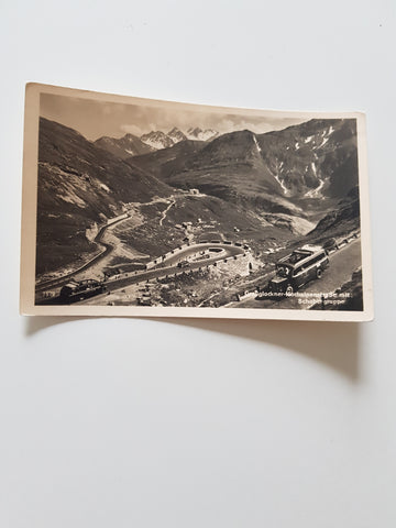 AK Großglockner Hochalpenstraße mit Schobergruppe. (1941)