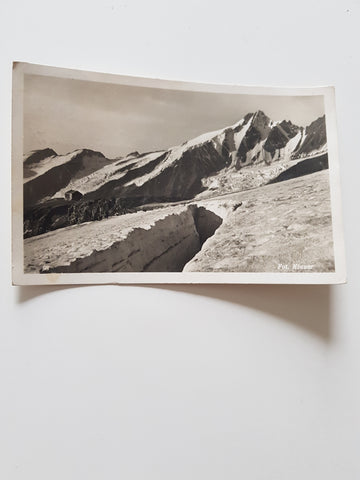AK Oberwalder-Hütte mit Großglockner.