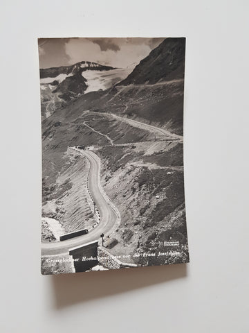 AK Grossglockner. Hochalpenstrasse von der Franz Josefshöhe. (1936)
