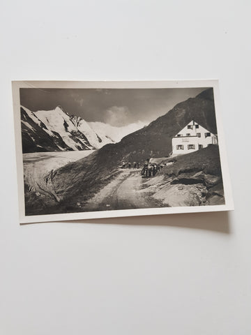 AK Karl Volkerthaus gegen Großglockner.