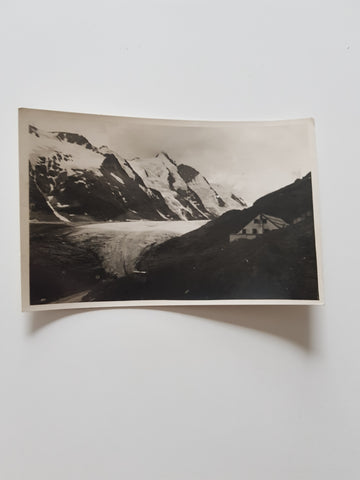 AK Karl Volkerthaus am Pasterzengletscher. Die Naturfreude.