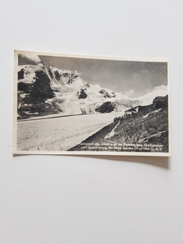 AK Hofmannshütte an der Pasterze geg. Großglockner und Johannisberg.